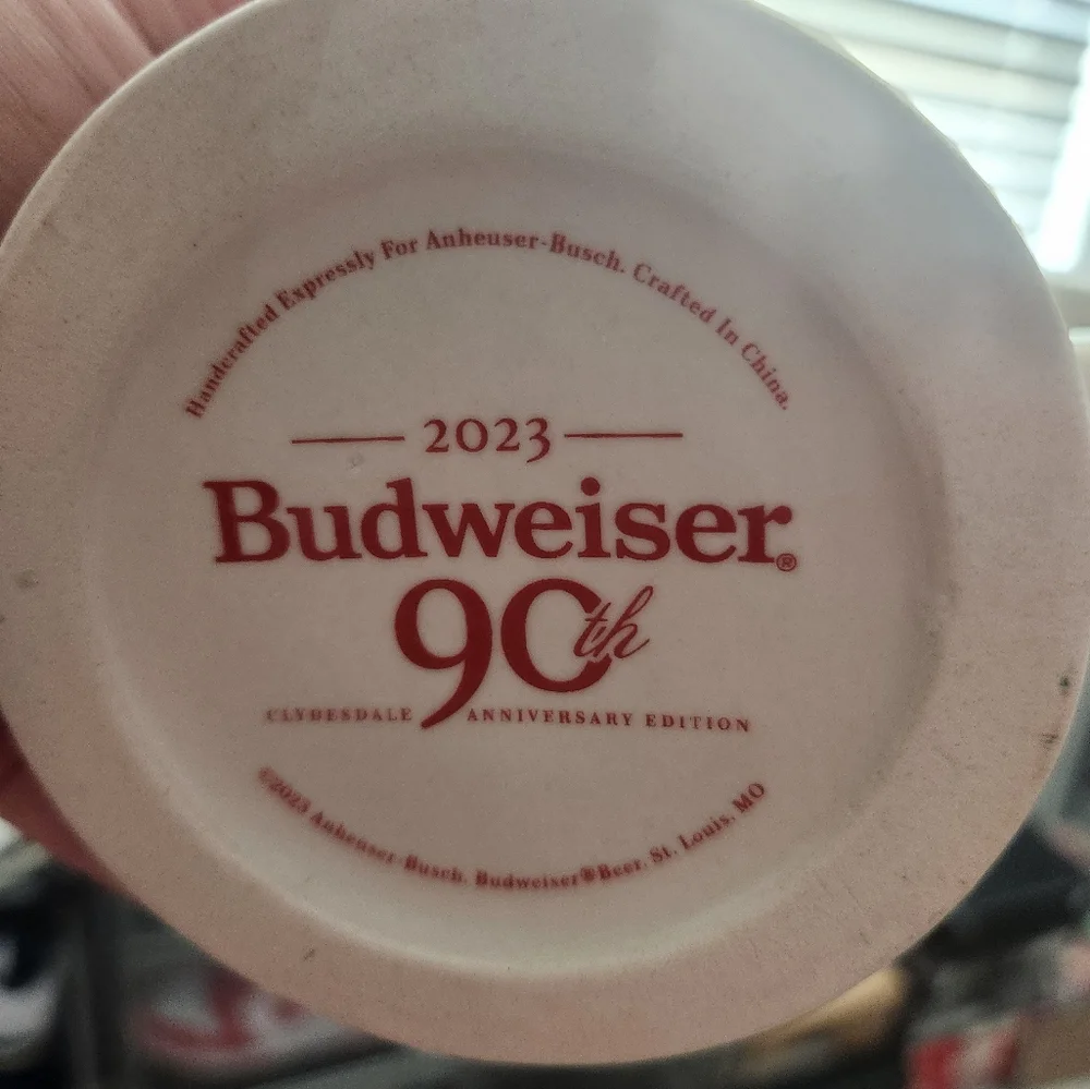 SOLD!!Budweiser 90th Anniversary Mugs - Picture 4 of 7